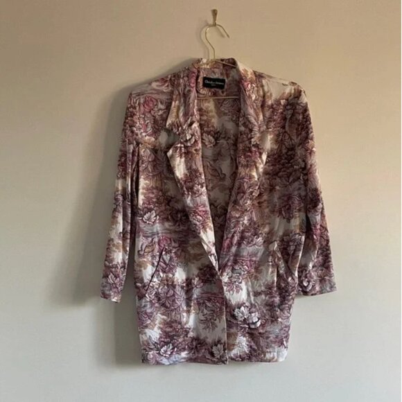 Christian Jacques Paris Floral Blazer – Free Size - Picture 2 of 10